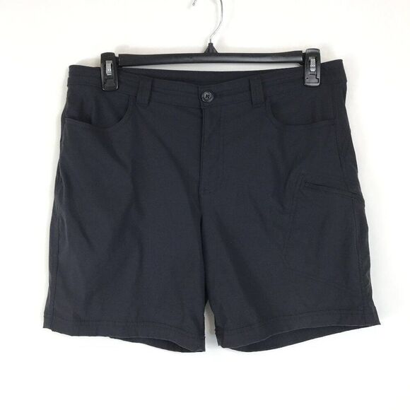 Eddie Bauer Trail Short Women's Plus Size 14 Black Stretch Active Travel Outdoor - Picture 1 of 9